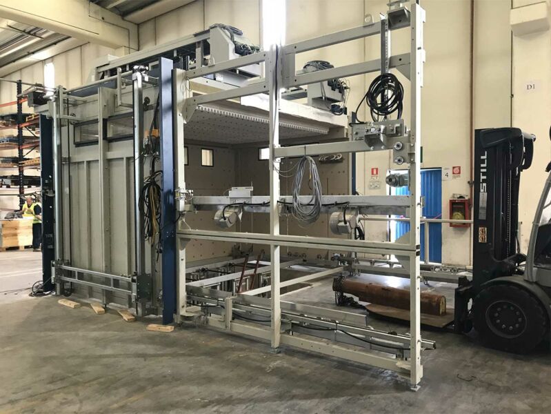 Monitoraggio forno elettrico fornitura vetri